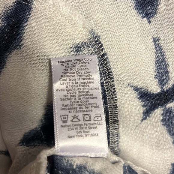 Andrea Jovine cotton linen, side pocket, cover-up, or shirt - Picture 8 of 10